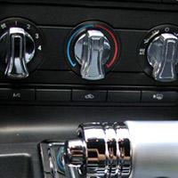 A/C Knob Covers - 2005 - 2009 Mustangs