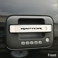 Ford Raptor 8pc Door Handle Pulls Brushed - 10-13