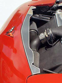 C5 Corvette Stainless Front Nose Cap