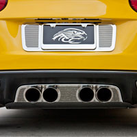 Corvette C6 Exhaust Filler Panel STOCK Exhaust "Billet Style"