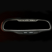 C6 Corvette Style Rear View Mirror Trim