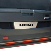 Challenger 2pc Door Badge Plate w/Carbon Fiber HEMI - 08-14