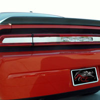 Challenger Taillight Insert Trim Plate Brushed - 2008-2014