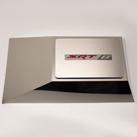 Challenger/Charger Brushed Fuse Box Cover Plate w/SRT8 Lettering
