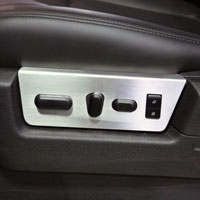 Ford F150/Raptor 2pc Seat Rocker Side Panels Brushed -2010-2014