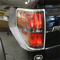 Ford Raptor 2pc Taillight Carbon Fiber Wrap - 10-13