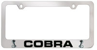 Mustang Cobra License Plate Frame