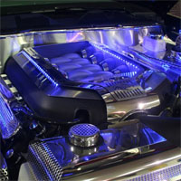 Mustang 9pc Illuminated Engine Shroud Covers - 11-14