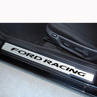 Mustang 2pc Doorsills w/ "FORD RACING" - 10-13