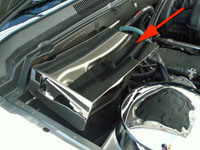 2005 - 2009 Mustang Stainless Battery Cover