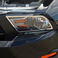 Mustang 2pc Polished Headlight Trim Rings - 10-12