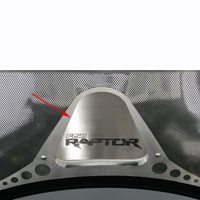 Ford Raptor Hood Panel Etched Vanity Plate - 2010-2014