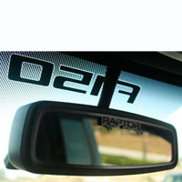 Ford F150 / Raptor Rear View Mirror Trim Brushed - 10-14