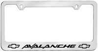 Avalanche License Plate Frame