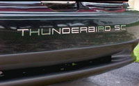1989-1995 Thunderbird SC Stainless Steel Inserts